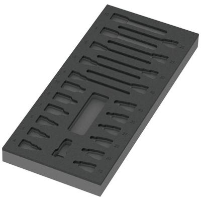 Wera 9823 Schuimrubberen inzetstuk voor Zyklop B 3/8" bitdoppen Set 1, zonder gereedschap, 172 x 30 x 392 mm - 05137323001