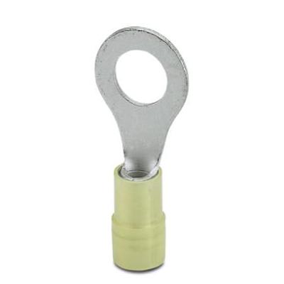 Phoenix Contact 3241213 Ringkabelschoen Dwarsdoorsnede (max.): 6 mm² Schachtdiameter: 8.40 mm Deels geïsoleerd Geel 100 stuk(s) Phoenix Contact 3241213 Ringkabelschoen Dwarsdoorsnede (max.): 6 mm² Schachtdiameter: 8.40 mm Deels geïsoleerd Geel 100 stuk(s)