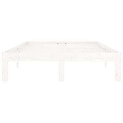 Bedframe massief grenenhout wit 120x200 cm Bedframe massief grenenhout wit 120x200 cm