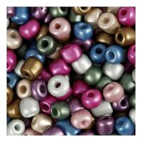 Creativ Company Rocailles metallic kleuren, 130 gram - thumbnail