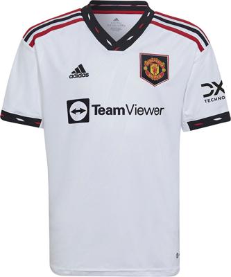 Manchester United Shirt Uit Junior 2022/2023 - Maat 128 - Kleur: RoodWitZwart | Soccerfanshop