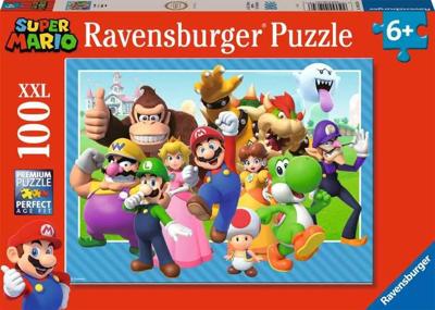 Ravensburger XXL puzzel Let's-a-go ! Super Mario - 100 stukjes