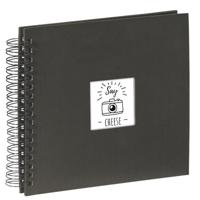 Hama Spiraalalbum Fine Art 28 X 24 Cm 50 Zwarte Pagina&apos;s Zwart - thumbnail