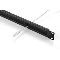Renkforce RF-3429140 19 inch Afdekking met borstels voor patchkast 1 HE Zwart - thumbnail