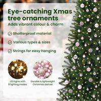 Kunstkerstboom met 300 LED met standaard Groen 240 cm PE en PVC - thumbnail