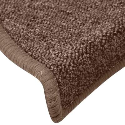 VidaXL Trapmatten 30 st 65x24x4 cm bruin halfrond groot
