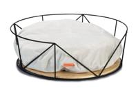 Beeztees Kipu - Kattenmand - Metaal - Zwart - M - 50x50x17,5 cm - thumbnail