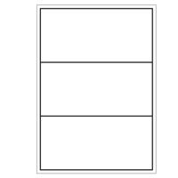 A4 etiketten 200 x 95 mm wit 100 vel huismerk - thumbnail