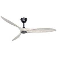 CasaFan ECO AIRSCREW 152 MS-BW Plafondventilator 28 W (Ø x h) 1520 mm x 275 mm Zwart (mat) Met afstandsbediening, Met wintermodus - thumbnail