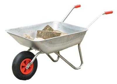 Benson Kruiwagen 65 liter met Luchtband - Gegalvaniseerde Bak Benson Kruiwagen 65 liter met Luchtband - Gegalvaniseerde Bak