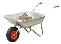 Benson Kruiwagen 65 liter met Luchtband - Gegalvaniseerde Bak - thumbnail