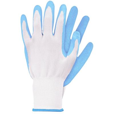 Werkhandschoenen latex lichtblauw S Talen Tools - Talentools Werkhandschoenen latex lichtblauw S Talen Tools - Talentools
