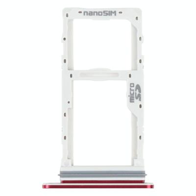 SIM-kaart lade + SIM-kaart lade / Micro SD-kaart lade voor LG Velvet 5G LM-G900N LM-G900EM LM-G900 LM-G900TM (Rood) SIM-kaart lade + SIM-kaart lade / Micro SD-kaart lade voor LG Velvet 5G LM-G900N LM-G900EM LM-G900 LM-G900TM (Rood)