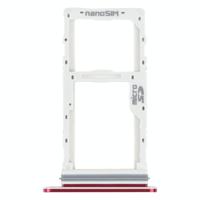 SIM-kaart lade + SIM-kaart lade / Micro SD-kaart lade voor LG Velvet 5G LM-G900N LM-G900EM LM-G900 LM-G900TM (Rood) - thumbnail