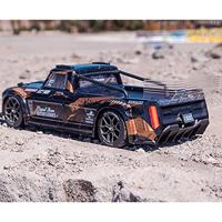 Arrma Infraction 4x4 3S BLX 1/8 All-Road Street Bash Resto-Mod Truck RTR - Zwart/Goud - thumbnail
