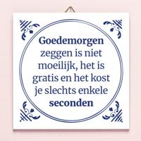 Tegeltje Goedemorgen - thumbnail