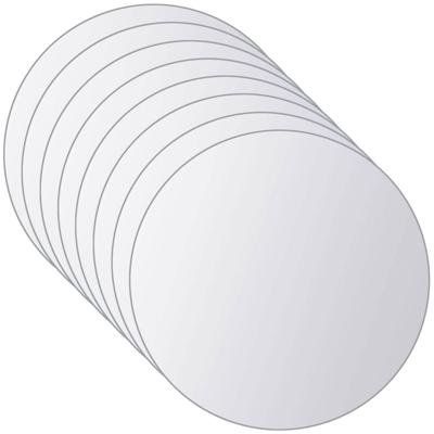 VidaXL 16 st spiegeltegels rond glas