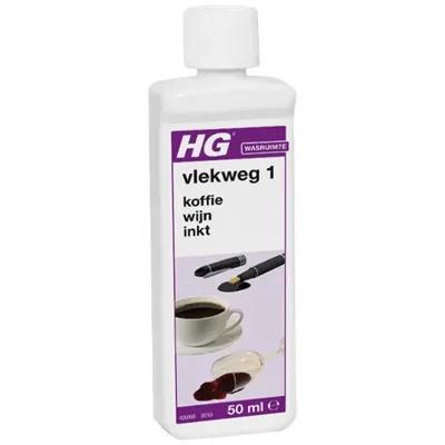 HG Vlekweg 1 Voor Koffie, Wijn En Inkt - 50 ml HG Vlekweg 1 Voor Koffie, Wijn En Inkt - 50 ml