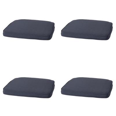 Wicker zitkussen panama grijs (4 stuks) Madison - Madison