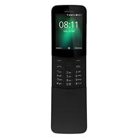 Nokia 8110 mobiele telefoon (2,45 inch QVGA-display, 4G, 2MP camera met LED-flits, MP3-speler, FM-radio, wekfunctie, spatwaterdicht (IP52), Bluetooth 4.1), zwart - thumbnail