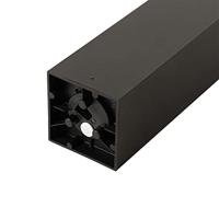 QAZQA Staande buitenlamp zwart met smoke 80 cm IP44 - Charlois - thumbnail