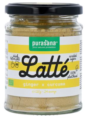 Purasana Latte gember/curcuma vegan bio 120 Gram