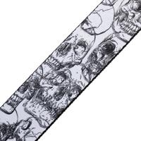 Levys Leathers MPD2C-048 polyester gitaarband met print - skulls - thumbnail