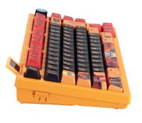 Bedraad/draadloos toetsenbord - Mechanisch - KONIX - Naruto Shippuden - Genummerde Pro Collector's Edition - AZERTY - RGB LED - thumbnail