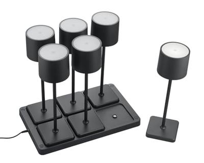 Trio Set van 6 tafellampjesFernandez zwart - R54096632