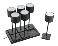 Trio Set van 6 tafellampjesFernandez zwart - R54096632 - thumbnail