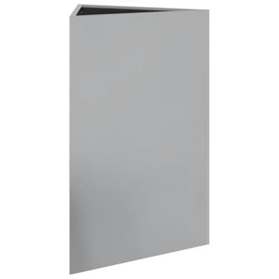 VidaXL Plantenbakken 2 st driehoek 50x43x75 cm gegalvaniseerd staal VidaXL Plantenbakken 2 st driehoek 50x43x75 cm gegalvaniseerd staal