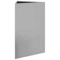 Plantenbakken 2 st driehoek 50x43x75 cm gegalvaniseerd staal - thumbnail