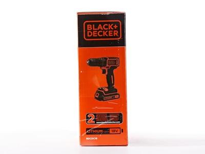 BLACK+DECKER BDCDC18 18V 1.5Ah Schroefboor - 1 snelh | 1x 18V 1.5Ah accu + 200mA Lader - BDCDC18-QW BLACK+DECKER BDCDC18 18V 1.5Ah Schroefboor - 1 snelh | 1x 18V 1.5Ah accu + 200mA Lader - BDCDC18-QW