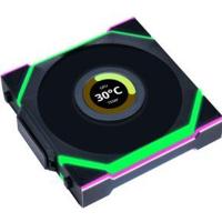Lian Li UNI FAN SL Wireless LCD 120mm 1-Pack Black - thumbnail