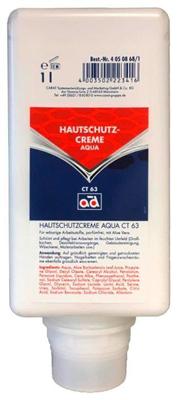 Ad huidbeschermingsmiddel "aqua ct63 " hand protection cream 1 l ct63