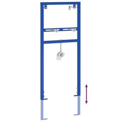 VidaXL Badkamer muursteun blauw 50 x 3 x 112 cm VidaXL Badkamer muursteun blauw 50 x 3 x 112 cm