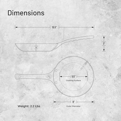 De Buyer Koekenpan Mineral B Pro - ø 20 cm - zonder anti-aanbaklaag De Buyer Koekenpan Mineral B Pro - ø 20 cm - zonder anti-aanbaklaag