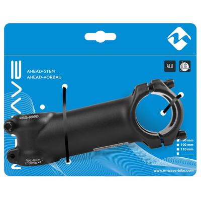 A-head stuurpen Zoom 28,6/ 100 / 31,8 mm - zwart A-head stuurpen Zoom 28,6/ 100 / 31,8 mm - zwart