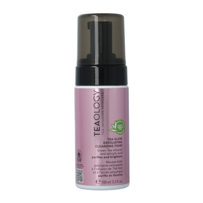 Teaology Tea glow exfoliating cleansing foam 100 Milliliter