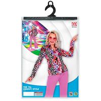 Party Blouse Paars 70&apos;s Groovy Dames - thumbnail