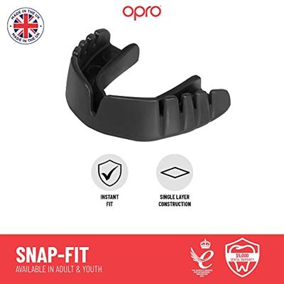 Opro 790009 Snap-Fit Mouthguard - White - JR - thumbnail