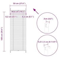 Plissjaloezie 50x100cm crme - thumbnail