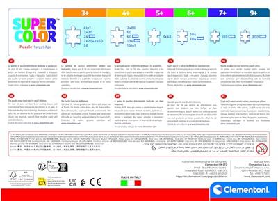 Clementoni legpuzzel super color paw patrol, 180st.
