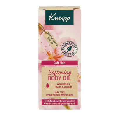 Kneipp Soft skin softening body olie amandel mini 20 Milliliter