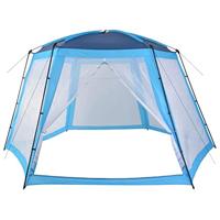 VidaXL Zwembadtent 500x433x250 cm stof blauw - thumbnail
