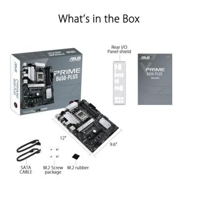 Asustek Computer PRIME B650-PLUS Moederbord Socket AMD AM5 Vormfactor ATX Moederbord chipset AMD® B650