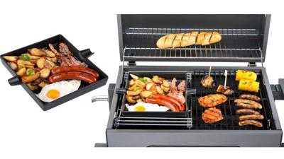 Tepro 8579 Gietijzeren Inzet Bakpan voor 8570 Hoofdgrillrooster Tepro 8579 Gietijzeren Inzet Bakpan voor 8570 Hoofdgrillrooster