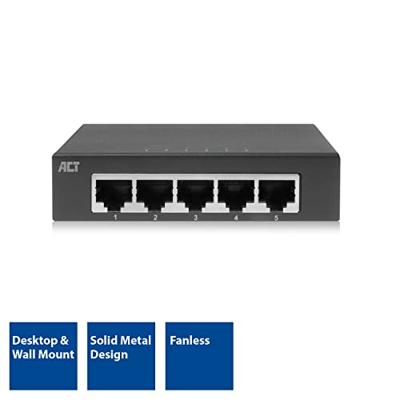 ACT AC4415 5-poorts Gbit switch - thumbnail