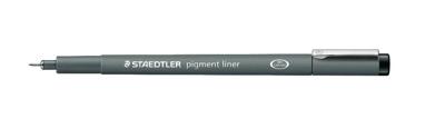 Staedtler pigment liner fineliner, ronde punt, schrijfbreedte 0,7 mm, zwart