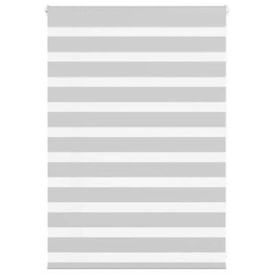 VidaXL Zebra rolgordijn 95x100 cm stofbreedte 90,9 cm lichtgrijs VidaXL Zebra rolgordijn 95x100 cm stofbreedte 90,9 cm lichtgrijs